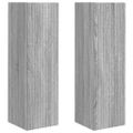 vidaXL TV nástenná skriňa Nástenný 2 pcs Sivý Sonoma 30 x 31 x 100 cm