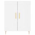 vidaXL Komoda biela 69,5x34x90 cm kompozitné drevo