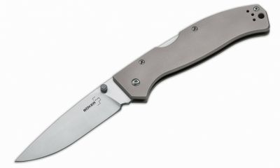 Böker Plus 01BO188 Titan Drop vreckový nôž 9,3 cm, titán