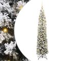 vidaXL Umelý vianočný stromček Zelená 180 cm PVC, oceľ a plast
