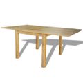 vidaXL Rozťahovací stôl, dub 170x85x75 cm