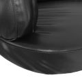 vidaXL Ergonomický penový matrac pre psa čierny 88x65 cm umelá koža