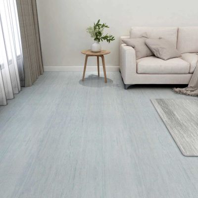 vidaXL Podlahové dosky 55 pcs Zelená 5,11 m² PVC