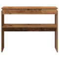 VidaXL Konzolový stolík Old Wood 102x30x80 cm Engineered Wood