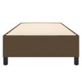 vidaXL Posteľný rám s boxspringom tmavohnedá 90x200 cm látka