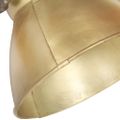 vidaXL Industriálna nástenná lampa mosadzná 45x25 cm E27