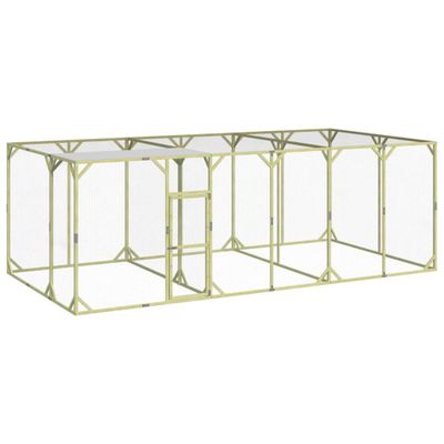 vidaXL Kurník 600x300x200 cm impregnovaná masívna borovica