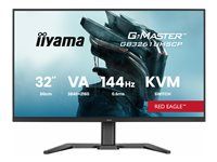 iiyama G-MASTER Red Eagle GB3261UHSCP-B1 - LED monitor - hranie hier - 32" (31.5" zobraziteľný) - 3840 x 2160 4K @ 144 Hz - VA - 400 cd/m² - 3000:1 - HDR10 - 0.6 ms - 2xHDMI, DisplayPort, USB-C - reproduktory - čierna, matná