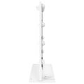 vidaXL Toaletné zrkadlo Biela 60 x 55 x 18 cm Obdĺžnikový