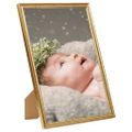 vidaXL Fotorámiky na stenu alebo stôl 5 ks zlaté 29,7x42 cm MDF