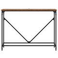 vidaXL Konzolový stôl Staré drevo 102 x 23 x 75 cm Kompozitné drevo