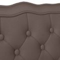vidaXL Chesterfield lavica Hnedá 119,5 x 64,5 x 75 cm Umelá koža