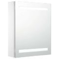 vidaXL Kúpeľňová skrinka s LED a zrkadlom 50x13,5x60 cm