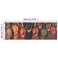 vidaXL Kuchynský koberec umývateľný Spoon & Spices 60x180 cm zamat