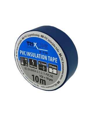 PVC izolačná páska TR-IT 102 10m, 0,13mm modrá TRIXLINE
