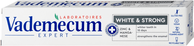 Vademecum Expert White & Strong bieliaca zubná pasta 75ml