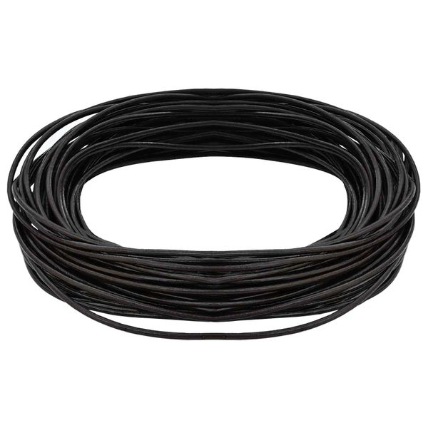 vidaXL Kožená šnúrka Tmavohnedá Ø1,5 mm x 5 m Koža