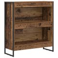 vidaXL Knižnica 80 x 30 x 86,5 cm Kompozitné drevo Staré drevo