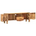 vidaXL TV skrinka 115x30x42 cm, drevený masív