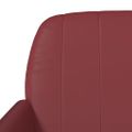 vidaXL Lavička vínovočervená 107x80x81 cm umelá koža