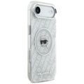 Obal Karl Lagerfeld IML Karl Head Logo MagSafe pre iPhone Air sivý