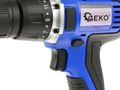 Skrutkovač aku, 18V, 45Nm, bez batérie a nabíjačky, GEKO
