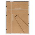 vidaXL Fotorámiky na stôl, koláž 3 ks, biele 15x21 cm, MDF