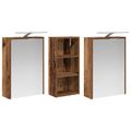 vidaXL Set kabinetov do kúpeľne 3 ks 116 x 16 x 62,5 cm