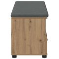 vidaXL Predsieňová lavica Remeselný Dub 100 x 38 x 46 cm