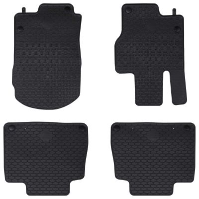 vidaXL Autokoberec 4 pcs Čierny vhodné pre MB GLE , GLS 2019- Guma