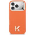 Puzdro Karl Lagerfeld pre iPhone 17 Pro 6,3" HC MAGSAFE PU FW W/ KHEAD LOGO ORANŽOVÉ
