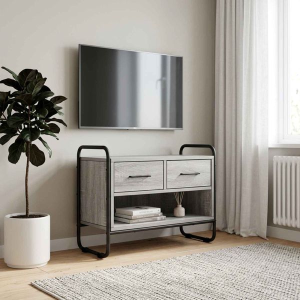 vidaXL TV skrinka 60 x 30 x 50 cm Sivý Sonoma Kompozitné drevo