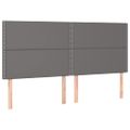vidaXL Boxspring posteľ s matracom sivá 160x200 cm umelá koža