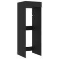 vidaXL Kabinet na práčku s úložiskom Čierny dub 67,5 x 68 x 200 cm