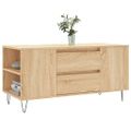 vidaXL Konferenčný stolík dub sonoma 102x44,5x50 cm kompozitné drevo
