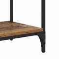 vidaXL Konzolový stôl Staré drevo 75 x 34,5 x 75 cm Kompozitné drevo