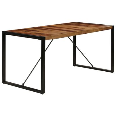 vidaXL Jedálenský stôl 160x80x75 cm, drevený masív akácia