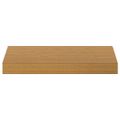 vidaXL Stenná polica Nástenná montáž 4 ks Béžová 40 x 23,5 x 3,8 cm