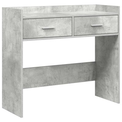 vidaXL Konzolový stôl Betónovo sivá 90 x 35 x 80 cm Kompozitné drevo
