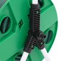 vidaXL Voľne stojaci zelený hadicový bubon sada koncoviek 0,5" 20m PVC