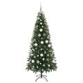 vidaXL Umelý vianočný stromček Zelená 180 cm PE a PVC
