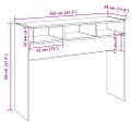 vidaXL Konzolový stolík Artisan Dub 105x30x80 cm Konštruktérske drevo