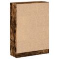 vidaXL Knižnica dymový dub 82,5x30,5x115 cm kompozitné drevo