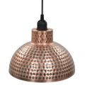 Stropné lampy s polkruhovými tienidlami medenej farby vidaXL 2 ks
