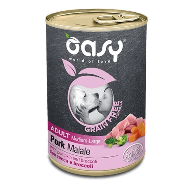 OAWGDALML0040 Oasy Grain Free ADULT MEDIUM/LARGE PORK 0,4kg