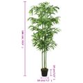 vidaXL Umelý bambusový strom 864 listov 180 cm zelený