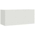 vidaXL TV skrinka biela 99x39x44 cm oceľ