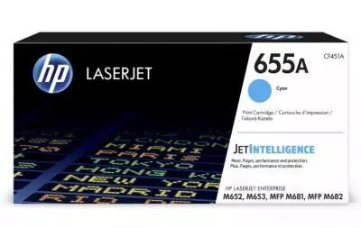 TONER HP CF451A HP655A azúrový (10500 str.)