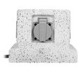 Záhradná zásuvka POST ORNO OR-AE-13186 4 zásuvky 2P+E, gumový kábel H07RN-F 3x1,5mm2, 3m