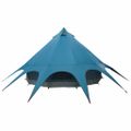 vidaXL Teepee stan pre 5 osôb 5-miestny Modrá a šedá